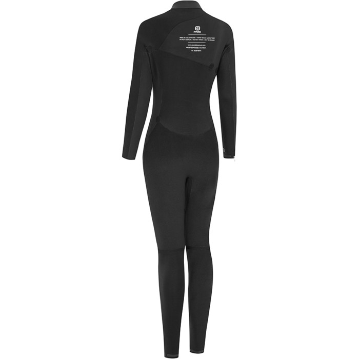 2024 Nyord Womens Furno 3/2mm Chest Zip GBS Wetsuit N04AA00015 - Black